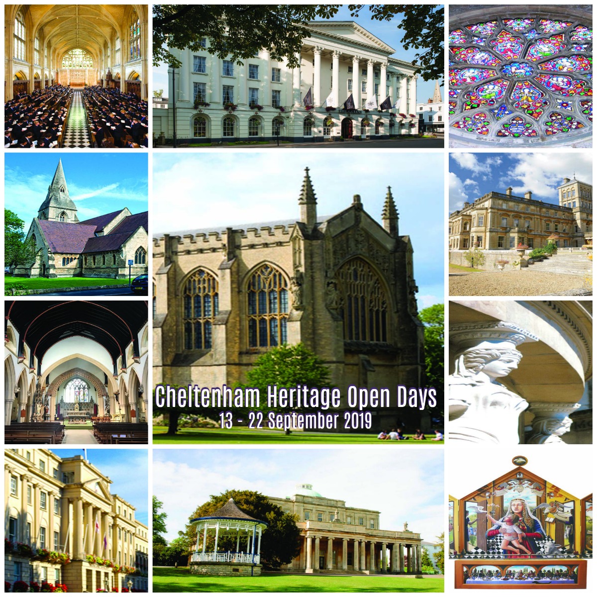Cheltenham Heritage Open Days promotional poster